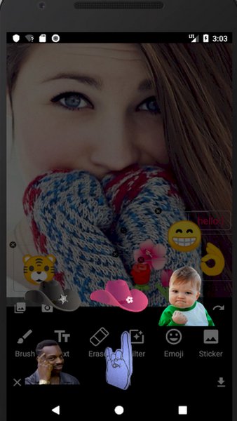 PhotoInspire! — Видеоплееры и редакторы, скриншот интерфейса 1