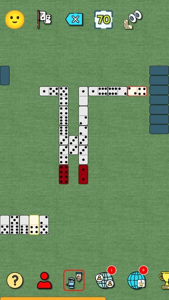 Домино паук, дуэль — Настольные игры, скриншот интерфейса 4
