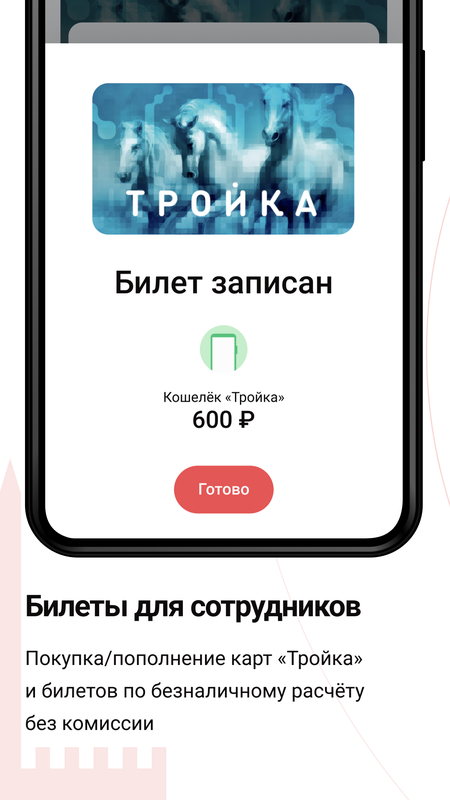 Тройка Бизнес проездные билеты — Автомобили и транспорт, скриншот интерфейса 3