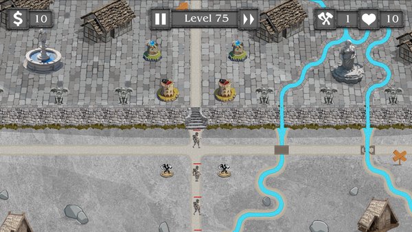Tower Defense : Outlanders — Стратегии, скриншот интерфейса 5