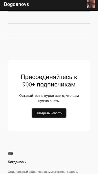 Богдановы — Искусство и дизайн, скриншот интерфейса 2