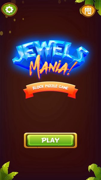 Jewels Mania 💎 Classic Block Puzzle Game — Головоломки, скриншот интерфейса 1