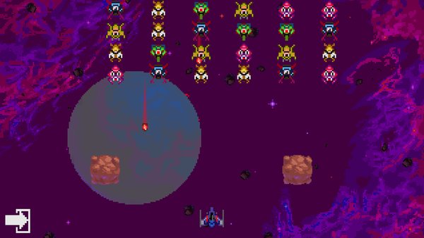 Alien Attack — Аркады, скриншот интерфейса 3