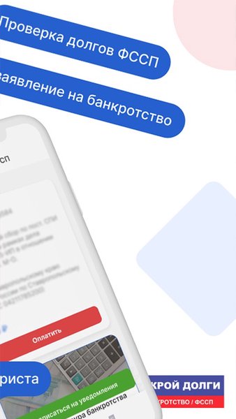 Закрой долги ФССП: банкротство физ лиц через МФЦ — Финансы, скриншот интерфейса 2