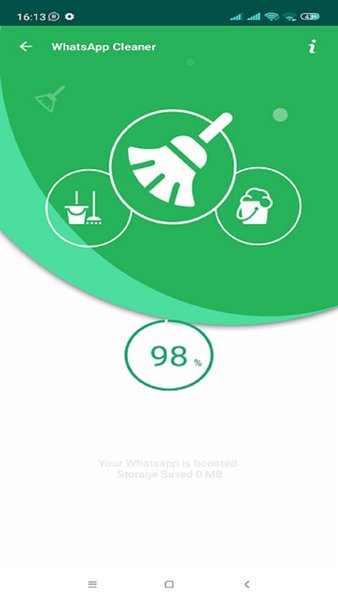 Очиститель WhatsApp — Социальные, скриншот интерфейса 3