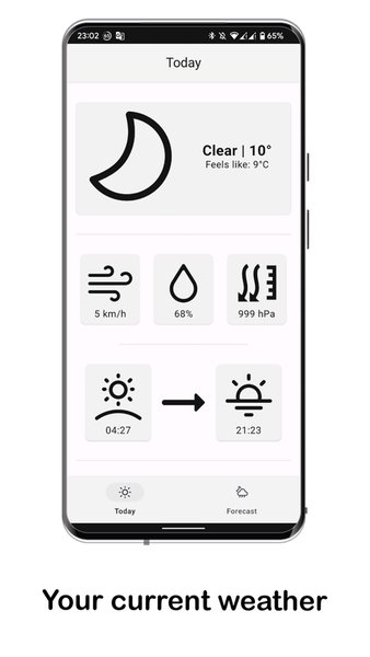 Weather App — Погода, скриншот интерфейса 1