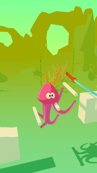 Octopus Adventure — Аркады, скриншот интерфейса 3