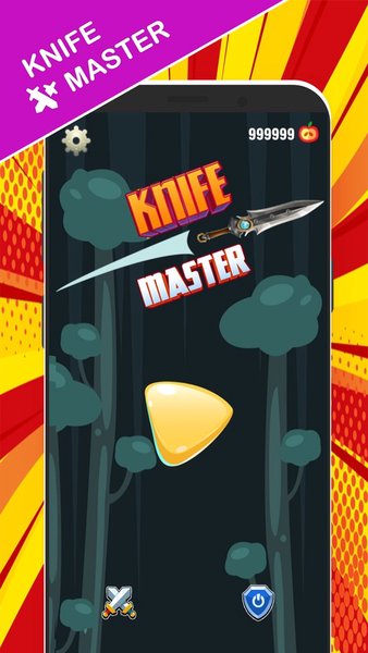 Knife Master : Unlimited Coins 💰 — Казуальные, скриншот интерфейса 1