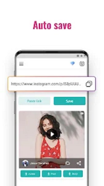 Instagram Video Downloader — Социальные, скриншот интерфейса 3