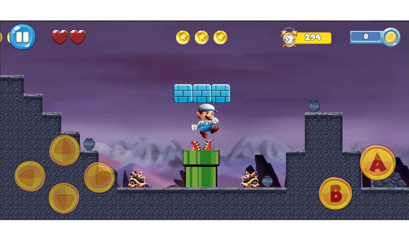 Super Bino Go : Super Bob's — Приключения, скриншот интерфейса 6