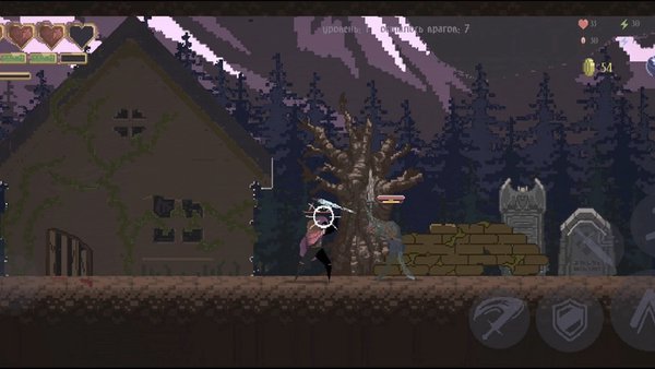 Shadowbound — Экшены, скриншот интерфейса 1