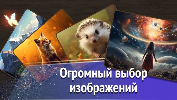 Волшебные пазлы — головоломки — Пазлы, скриншот интерфейса 4
