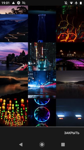 Black Wallpapers — Персонализация, скриншот интерфейса 2