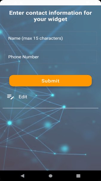 QuickCall — Персонализация, скриншот интерфейса 2