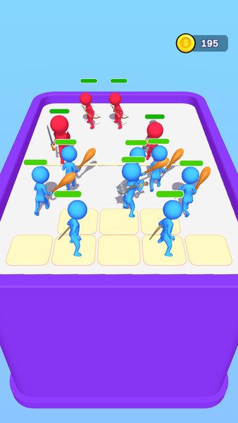 Merge Battle — Аркады, скриншот интерфейса 1