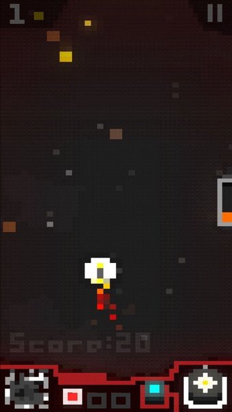 Pixel Space — Аркады, скриншот интерфейса 2