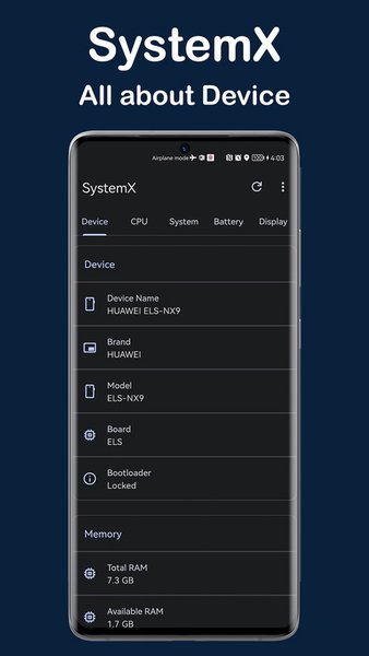 SystemX: Системный проводник — Инструменты, скриншот интерфейса 3