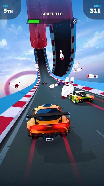 Real Car Racing & Stunt Game — Гонки, скриншот интерфейса 1