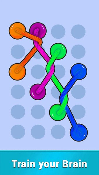 Tangle Rope 3D:Crazy Rope — Казуальные, скриншот интерфейса 3