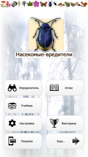 ЭкоГид: Насекомые-вредители леса - Атлас и Определитель — Книги и справочники, скриншот интерфейса 1