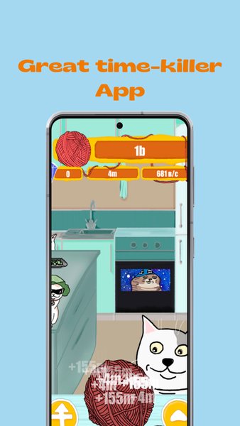 CliCat: Cat Clicker — Симуляторы, скриншот интерфейса 3