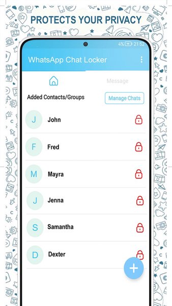 WhatsApp Chat Locker 🔒 — Инструменты, скриншот интерфейса 2