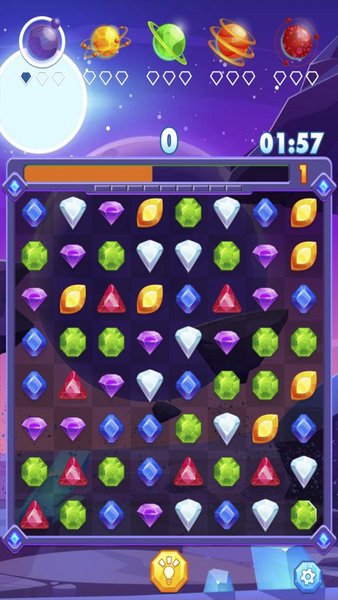 Diamond Rush — Аркады, скриншот интерфейса 2