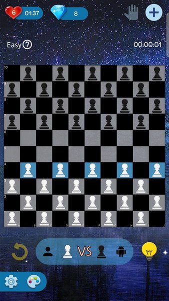 Checkers - Шашки — Настольные игры, скриншот интерфейса 3