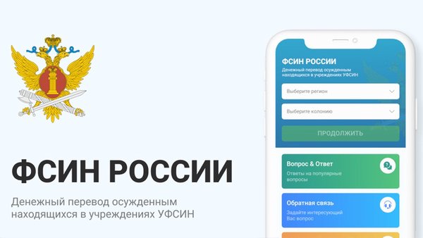 Денежные переводы в ФСИН России — Финансы, скриншот интерфейса 1