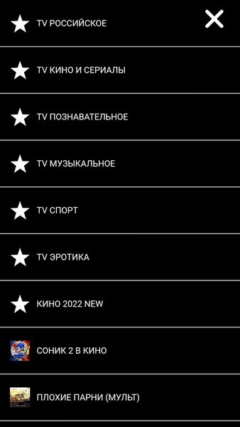 PREMIUM ТВ ОНЛАЙН, КИНО, IPTV, ФИЛЬМЫ, КАНАЛЫ, СПОРТ — Развлечения, скриншот интерфейса 5
