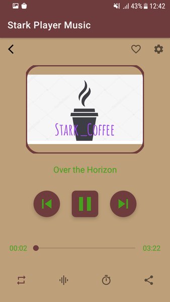 Stark_Coffee_Player — Музыка и аудио, скриншот интерфейса 5