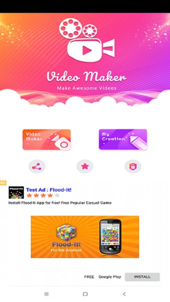 Фото Видео Maker — Социальные, скриншот интерфейса 2