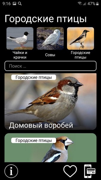 Манок на птиц: песни, позывки, голоса птиц — Книги и справочники, скриншот интерфейса 2