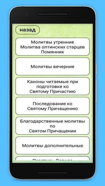 Утреннее и вечернее правило с аудиосопровождением — Книги и справочники, скриншот интерфейса 2