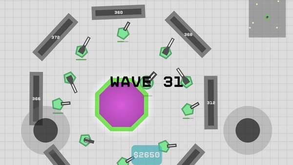 defense.io — Аркады, скриншот интерфейса 1