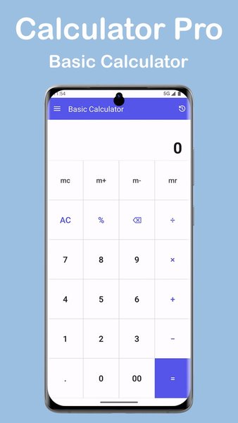 Calc Pro: Калькулятор и Сейф — Инструменты, скриншот интерфейса 1