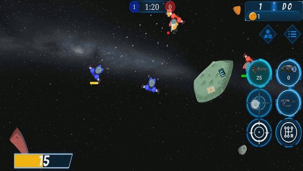 StarLake - Space Wars — Аркады, скриншот интерфейса 1