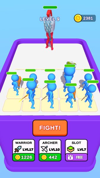 Merge Battle — Аркады, скриншот интерфейса 3