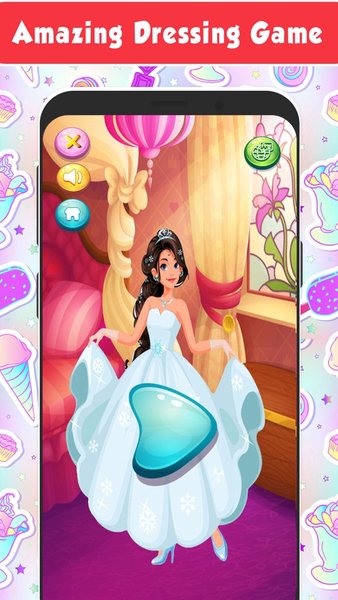 Dress Up Princess 👸 Игры одевалки — Симуляторы, скриншот интерфейса 1