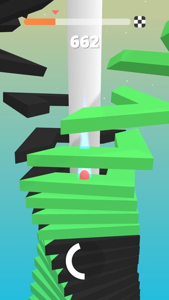 Stack ball 3D — Аркады, скриншот интерфейса 2