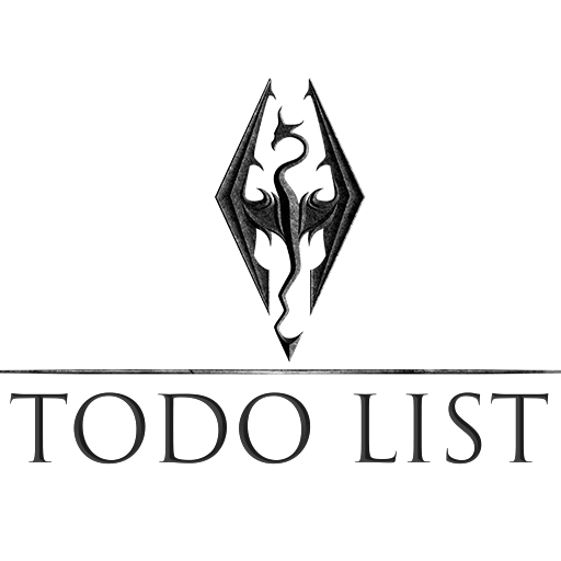 To Do List: Skyrim edition