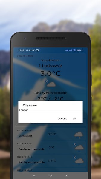  Weather LiApp - Weather — Погода, скриншот интерфейса 2