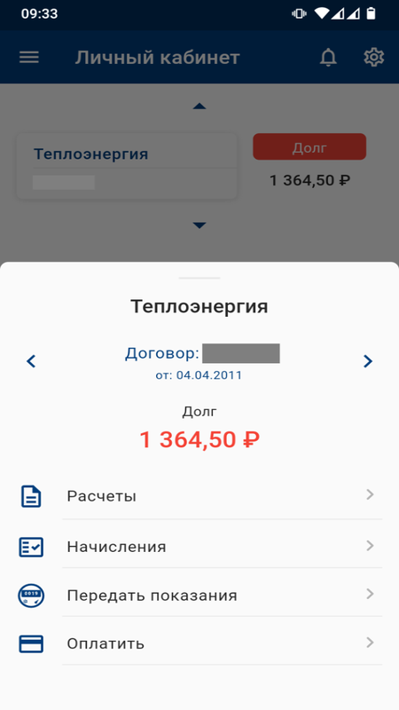 ЭнСер Бизнес — Социальные, скриншот интерфейса 5