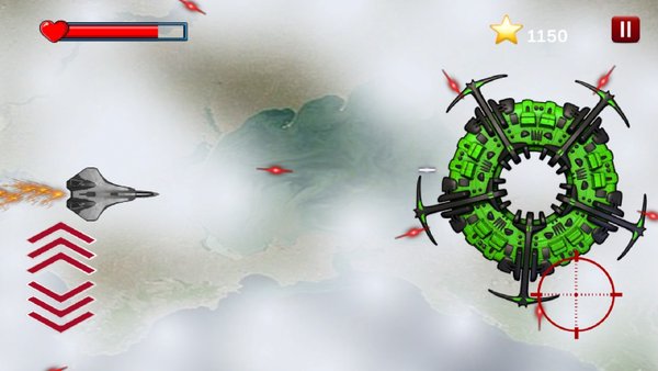 Battle for Earth — Аркады, скриншот интерфейса 3