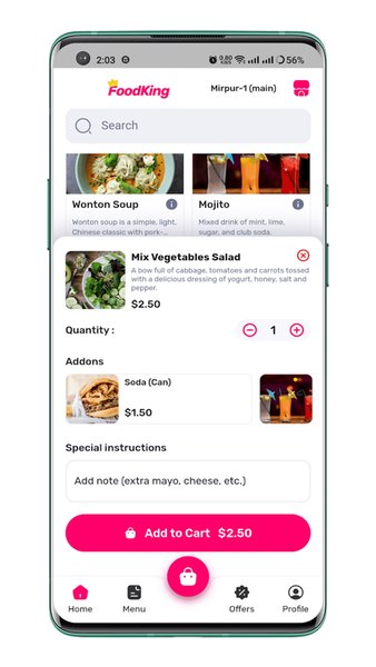 Nastasia FoodDeli — Еда и напитки, скриншот интерфейса 7