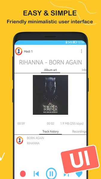 Radio FM Planet — Инструменты, скриншот интерфейса 2