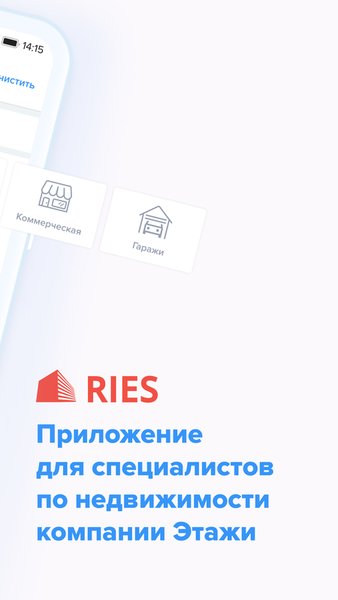 RIES — Работа, скриншот интерфейса 2