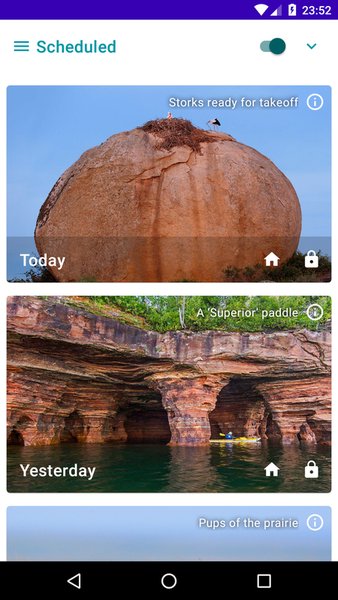 Daily Wallpapers - Auto Change Wallpaper — Персонализация, скриншот интерфейса 2