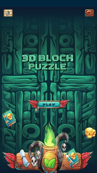 3D BLOCK PUZZLE — Головоломки, скриншот интерфейса 2