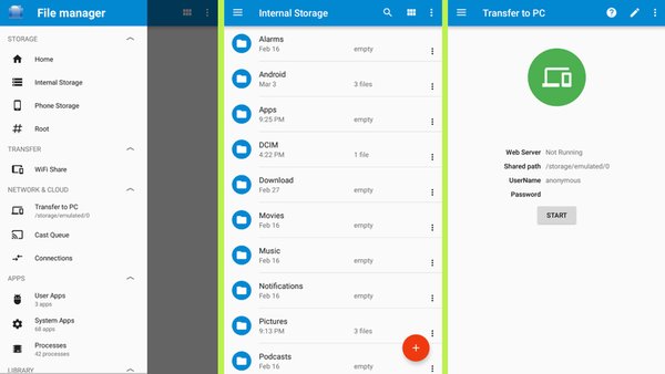 Файловый менеджер Root Checker — Инструменты, скриншот интерфейса 3